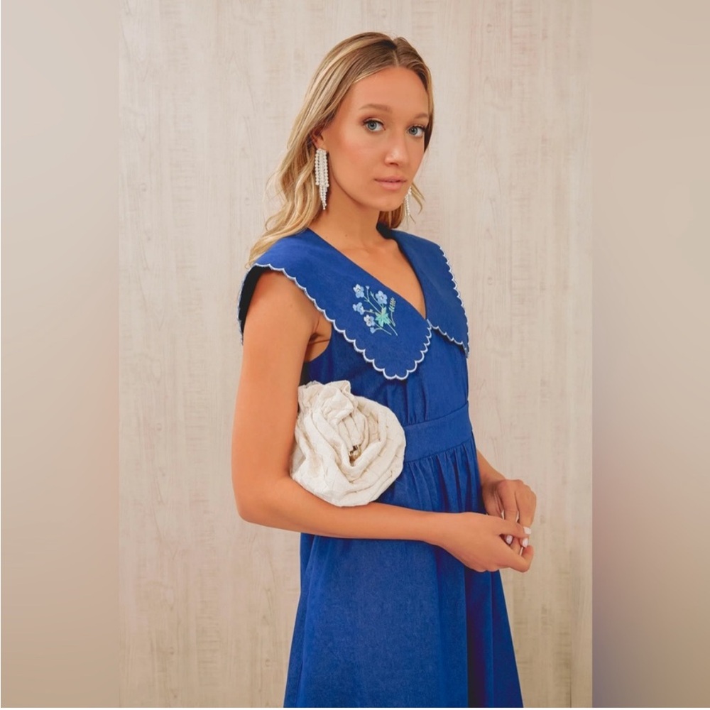 Tuckernuck Chambray Davis Dress - Picture 5 of 8
